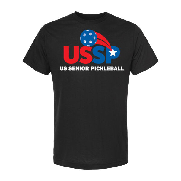 US SENIOR PICKLEBALL - Unisex Poly-Rich T-Shirt Thumbnail